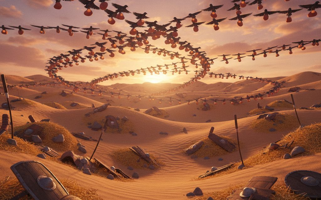 The Sky Filled with Flocks