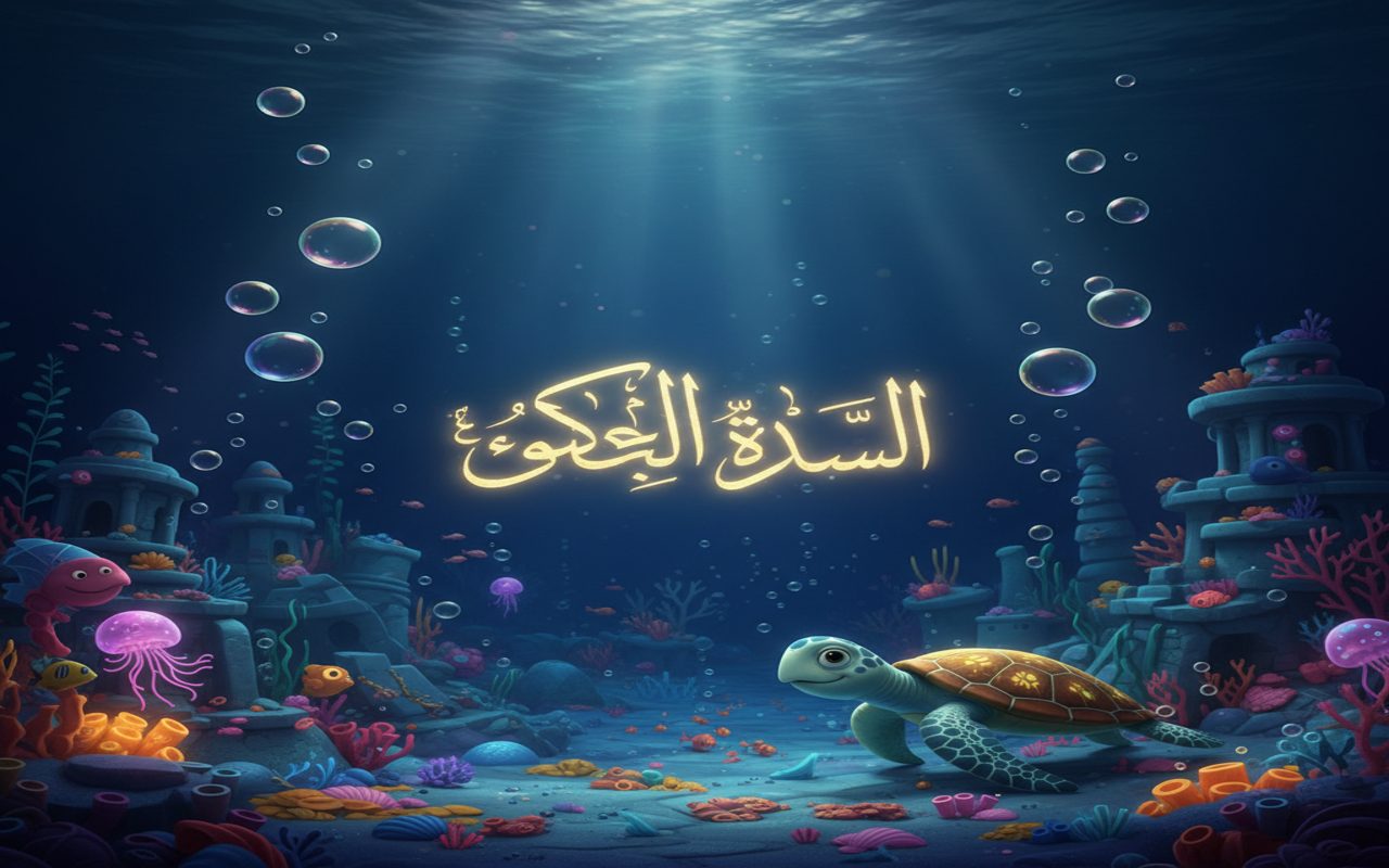 underwater darkness with bubbles and soft rays of light